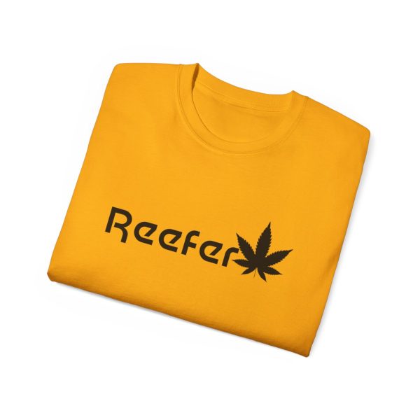 Reefer Revival - Classic Unisex Cotton Tee with Iconic Leaf Design - Image 48