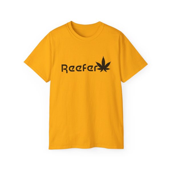 Reefer Revival - Classic Unisex Cotton Tee with Iconic Leaf Design - Image 45